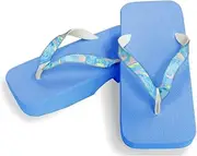 Hajime(一歩) [One Step] [Hajime] Geta Clogs, Soft and Water Resistant, Made of Sponge, 10.6 inches (27 cm), SB/Gradefrava x Blue, Gradeflower x Blue (Gradeflower x Blue/27), Gradiene Flower × Blue, 27.0 cm