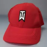 NWT Nike TW Tiger Woods GOLF ADV Legacy 91 Flex Hat Red Black Sz S/M