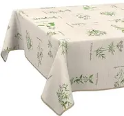 Tablecloth Made of Fabric, Textile, Washable, Table Linen, Cotton Polyester, Aromatic Organic, 100 x 140 cm, Indoor/Outdoor Tablecloth