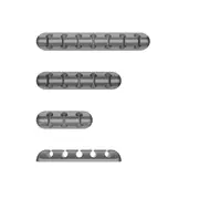 3x USB Charge Cable Holder Desk Cable Clips Organizer Cord Management