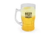 Legami Cooling Beer Freezer Ice Double Walled Mug Funny Novelty Gag Drinking Cup