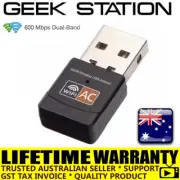 600Mbps Dual Band 2.4Ghz 5Ghz USB Wifi dongle Wireless LAN Adapter