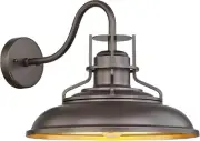 FEMILA 18" ORB Gooseneck Barn Light - Outdoor/Indoor 18", Gold