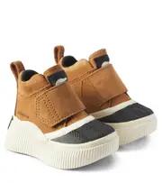 [Sorel Kids] Sorel Kids Out N About IV Strap leather boots UK 4 brown