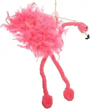 HONITANO Flamingo String Puppet Animal Marionette for Interactive Stage Shows Lightweight and Workmanship for Performances and Family Fun