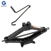 2T Scissor Jack Car Van Wind Up Tyre Lift Chrome Crank Handle Emergency Tool