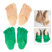 Big Toe Slippers Party Funny Sandals Dress up Props Shoes for Women and Man