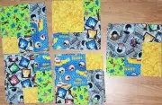 The Beatles Quilt Blocks ~(20) ~ 12"x 12"~OOP Fabric~ Yellow Submarine Vintage