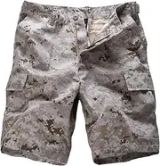 [BACKBONE] Mens Casual Smart Camouflage Cargo Shorts Military Army Style BDU Camo Shorts