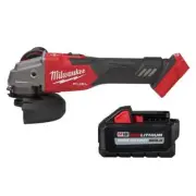 Milwaukee Power Tool Angle Grinder Brushless+Cordless W/ Slide Switch in Red