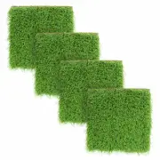 Rural365 Artificial Turf Square 4pk Faux Synthetic Grass Pads for Chickens 12in