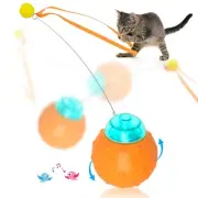 Interactive Cat Toy Ball, Touch Activated Cat Toys for Indoor Cats with Chirp...