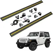 ADCCH Direct Sales Running Board Automatic Electric Power Side Step Neon Light Compatible for Jeep Wrangler JL 2 Door Sahara Rubicon 2018 2019 2020 2021 2022 2023 2024