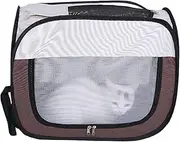 Pet Drying Box - Drying Crate Cage | Hair Clearing Travel Bags for Cats Dogs Puppies Kittens | Travel Bathing Crate Accessory for Home Outdoor Vacation
