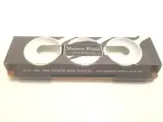 Maison Blanc 3 Pan Shaped Mini Tasters White Porcelain Wood Slate Food Tray NEW