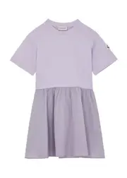Moncler Kids Jersey and Shell Dress (8-10 Years) - Purple - 8A (8 Years) 8A (8 years)