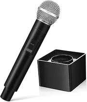 Kisangel Prop Microphone for Cosplay Boys and Girls Simulation Microphone Dynamic Vintage Toy Stage Performance Accessory Speech Practice
