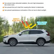 Car Full Window Sunshade Cover Shades Sun Visor For Honda CR-V CRV 2023-2025