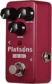 Labymos Flatons Mini Classic Distortion Guitar Effect Pedal Full Metal Shell with True Bypass