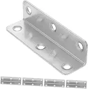 CHILDWEET 5pcs Heavy Duty Stainless Steel Brackets Corner Support for Furniture Shelves Garden Beds Metal Corner Connectors for Maximum Stability