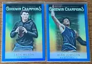 2021 Upper Deck Goodwin Champions Royal Blue Zach Wilson/Jalen Johnson lot