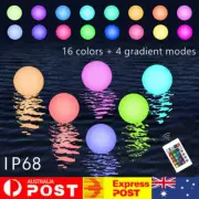 Floating Pool Light 16 Colors Pond LED Ball Lights Hot Tub Lights with Remote