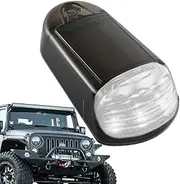 Wireless Cab Lights For Truck - 12-LED Solar Energy Cab Lights - Waterproof Solar Power Cab Marker Lights Adhesive Most RVs