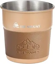Generic 300ML Beer Cups Stackable Camping Cup Camping Mug Stainless Steel Lightweight for Home and Outdoor Use