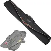 FENJANER Archery Bow Case Recurve Bow Bag Traditional Longbow Bag Lengthen Backpack for Outdoor Shooting Practice