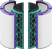 Replacement Composite Filter for Dyson Hot and Cool HP04 HP05 DP04 TP04 TP05 Air Purifier Fan, 2 in 1 HEPA & Inner Carbon Filter