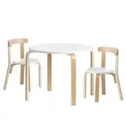 [Artiss] Keezi 3PCS Kids Table and Chairs Set Activity Toy