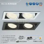 舞光 LED COB 24W 2燈 高演色盒燈 雙燈 盒燈 黑框 白框 CREE 適用 6米 110V 220V