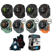 Garmin Instinct 3 Rugged GPS Smartwatch Warranty/Light Bundle 45|50 AMOLED|Solar