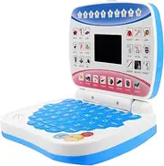 KOMBIUDA Educational Laptop for Ages LED Screen Learning Computer Music Simulation Device for Early Education Compact and Engaging Plaything