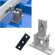 Solar Panel Rotatable Elevation W/ Angle Bracket Roof Mounting Attachments