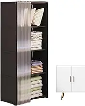 Closet Wardrobe, Heavy Duty Garment Rack, Clothes Rack Organizer, Fabric Covered Closet, Bedroom Storage Organizer, Non Woven Fabric Cover, Portable Storage Wardrobe, Wardrobe Clothes Rack