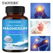 Magnesium Complex Supplement-Glycinate,Citrate,Malate For Muscle & Bone Caps