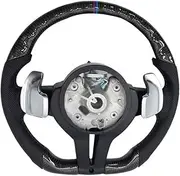 Compatible For BMW F Series 5 6 7 Series Change M5 2011-2018 Steering Wheel Assembly Full Leather Model Carbon Fibre(F6(11-18))