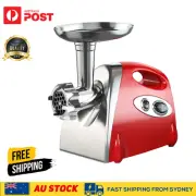 Electric Meat Grinder Mincer Sausage Filler Stainless Steel Eurochef Maker Kibbe
