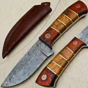 Custom Hand Made Damascus Skinner Knife