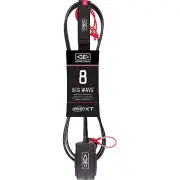 Ocean and Earth One XT Big Wave Pin Release Surfboard Leash - 8' Black