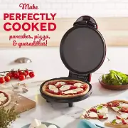 Electric Mini Pancake Maker Waffle Pizza Pan Cookies Eggs Breakfast Lunch Snack