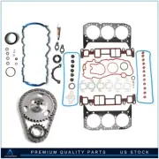 ✔Full Gasket Set Timing Chain Kit For Oldsmobile Isuzu GMC Chevrolet 4.3L (for: Isuzu)