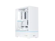 LIAN LI SUP01 White Steel / Tempered Glass ATX Mid Tower Computer Case