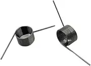 10Pcs Wire Diameter 0.3mm,0.4mm Torsional Spring，Outside Diamet: 1.5-6mm Degree 120° Torsion Contacts V Type Spring(0.3mm/3 laps (120°),4mm)