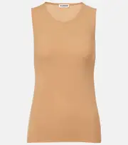 [Jil Sander] Jil Sander Jersey tank top AU 8 brown