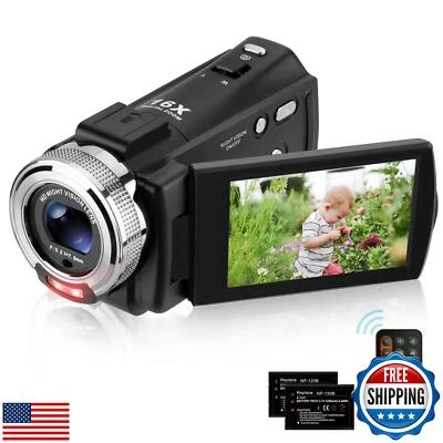 ORDRO Video Camera Camcorder Full HD 1080P 30FPS 30MP Digital Camera Recorder