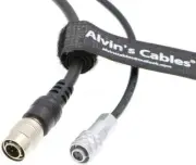 BMPCC 4K 6K Power Cable 2 Pin Female to Hirose 4 Pin Male for Blackmagic Pocket