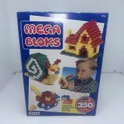 Vintage 1992 Ritvik MEGA BLOKS Building Blocks Set 915 350 Pieces New!