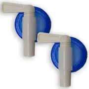 2-Pack Spigot Cap Replacement for Collapsible Water Container Cubes (not Bags...
